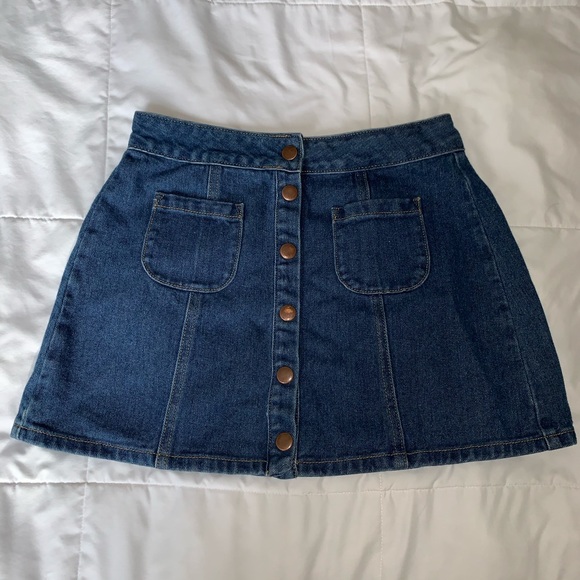 Brandy Melville Skirts Brandy Melville Denim Skirt Poshmark